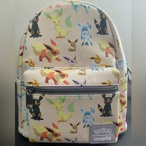 Pokemon Loungefly Mini Backpack with Eevee Evolutions